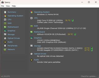 Ordenador Compacto i5 8500