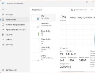 Ordenador Compacto i5 8500