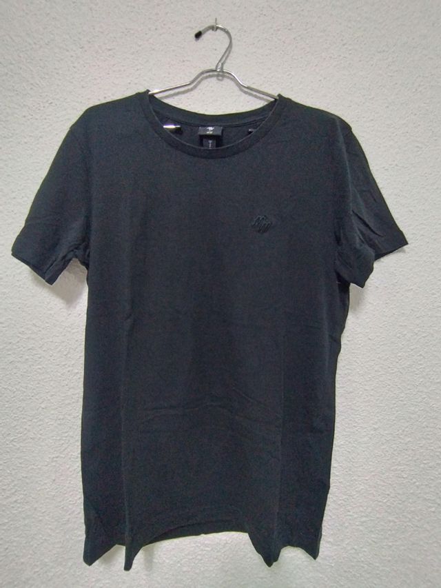 4 Camisetas cortas, lisas, simples 