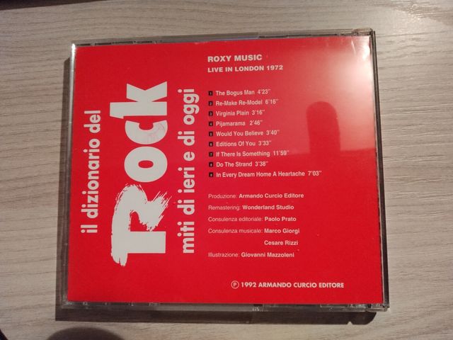 Roxy Music - Live in London 1972 CD