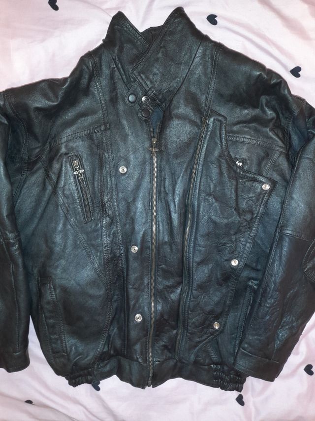 Chaqueta de cuero Aviador