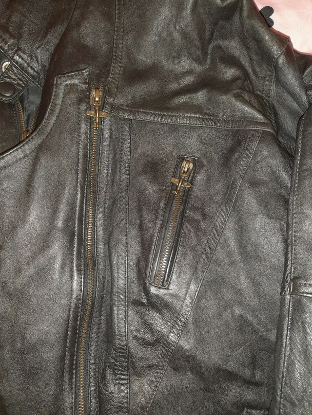 Chaqueta de cuero Aviador