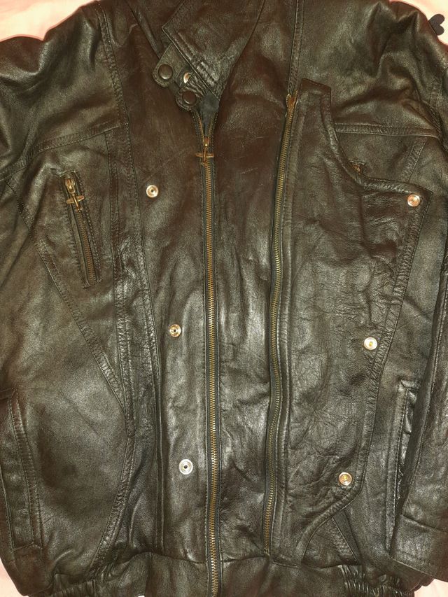 Chaqueta de cuero Aviador