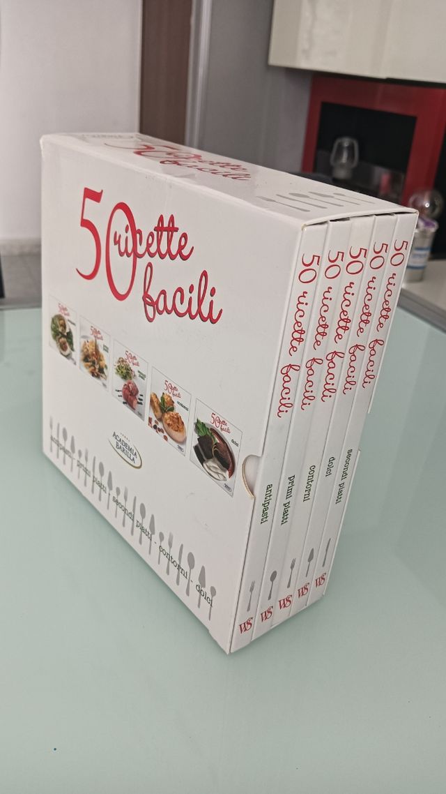 Libri da Cucina 50 Ricette Facili - Raccolta 5 Vol