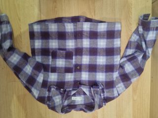 Camisa franela cuadros Zara