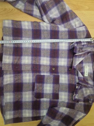 Camisa franela cuadros Zara