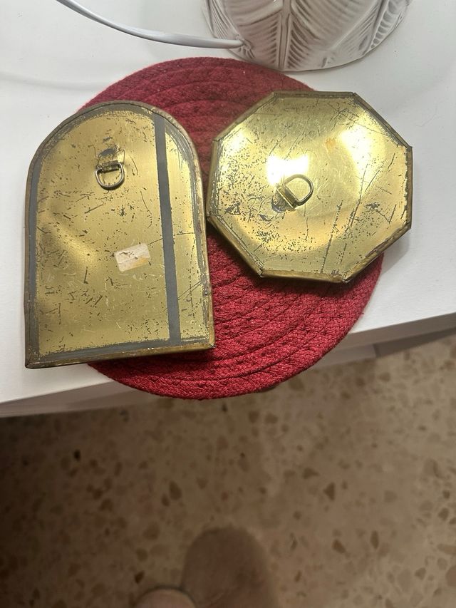 Mini espejos de nacar vintage