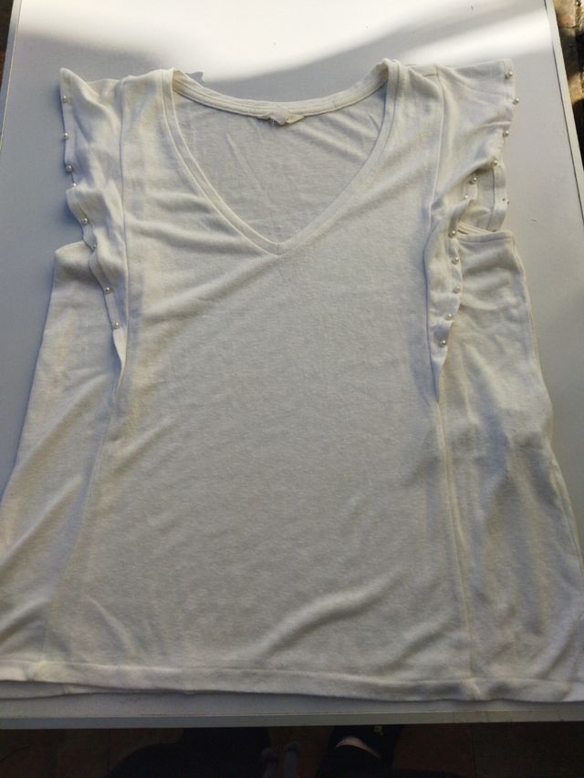 Camiseta blanca Springfield talla M