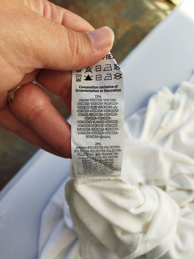 Camiseta blanca Springfield talla M