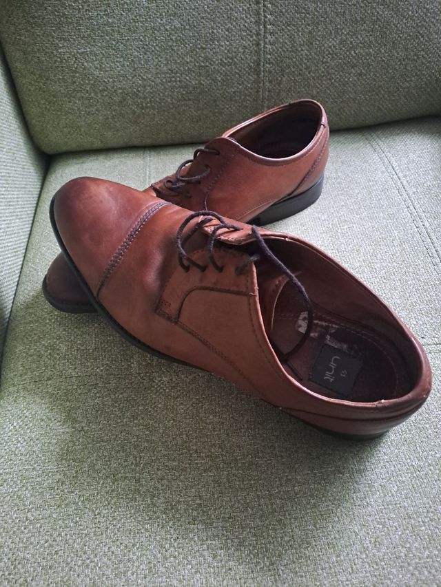 zapato vestir piel marron