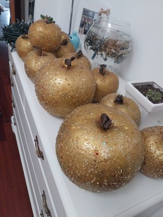 Natale mele glitterate