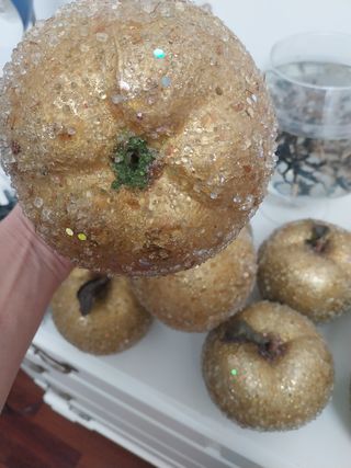 Natale mele glitterate
