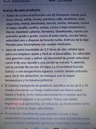 Robot de cocina MAMBO 10090 Cecotec