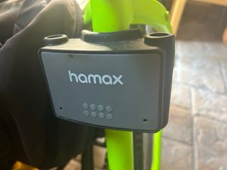 Portabebés bicicleta silla Hamax color gris