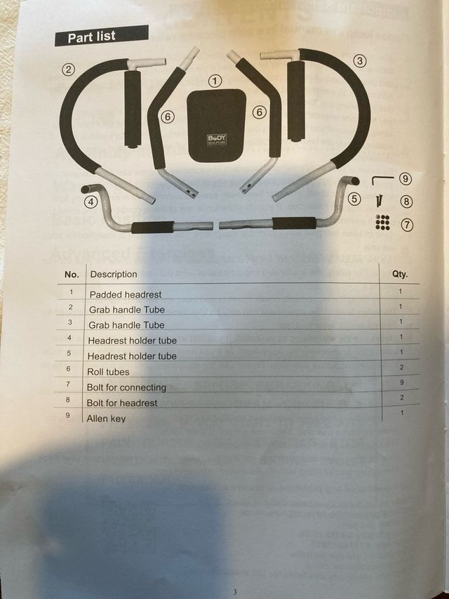 Attrezzo per esercizi addominali