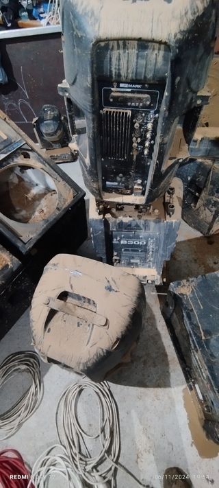 Reparació sonido iluminación por la dana