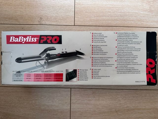 Pinças de curling Babyliss pro