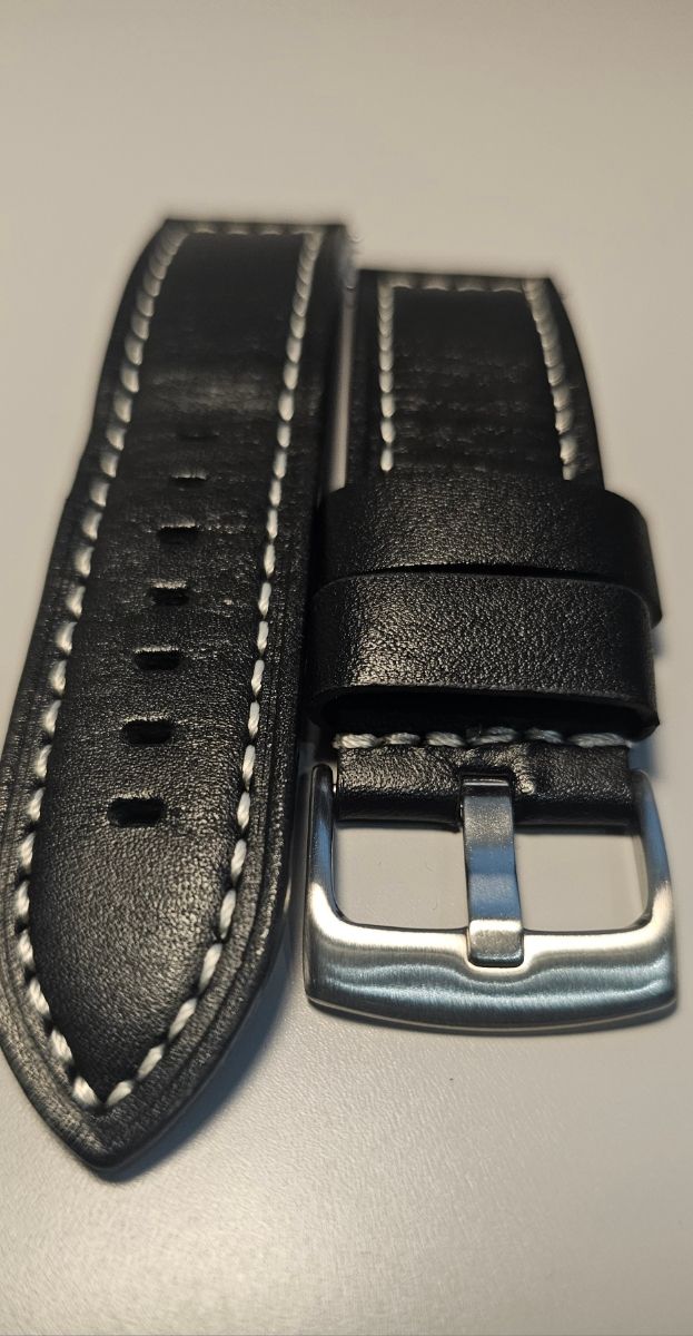 Cinturino orologio mm24 pelle nera