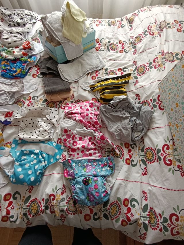 Lote pañales de tela