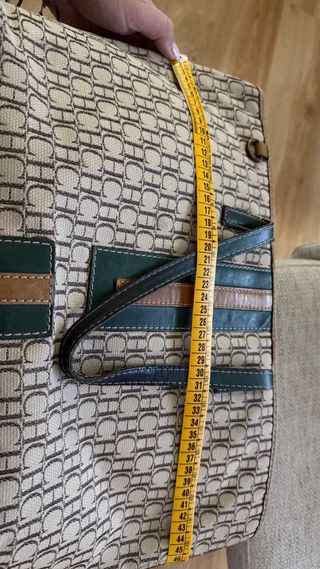 Bolso shopper Carolina Herrera monogram verde