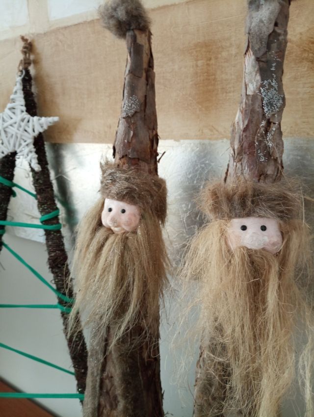 Papa Noel navidad 70 cms corcho