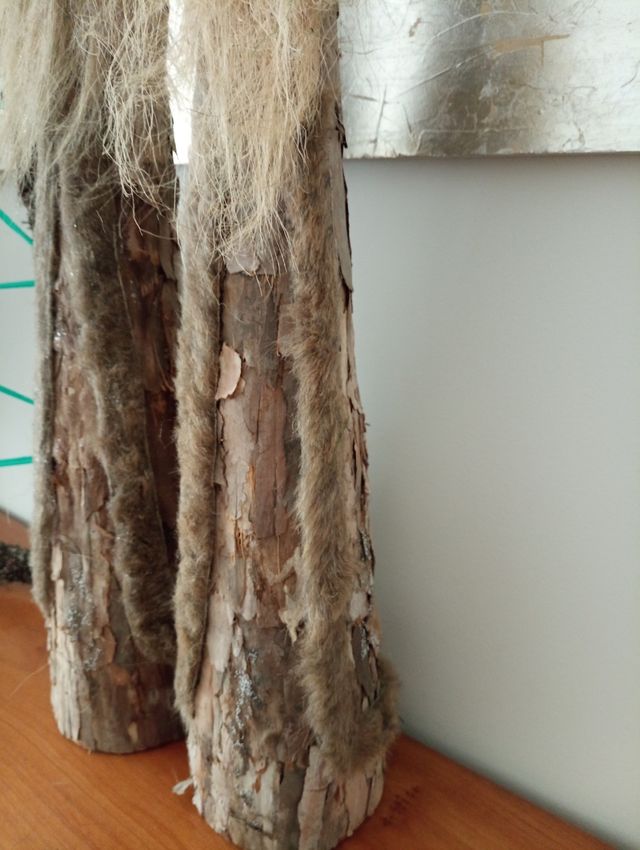 Papa Noel navidad 70 cms corcho