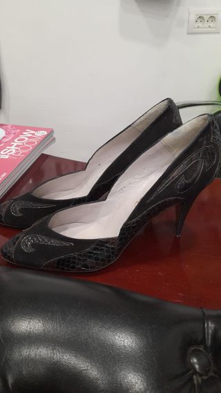 zapatos de tacon tipo de baile