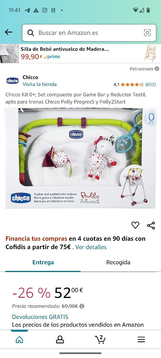 Trona polly progress 5+ barra juegos de regalo