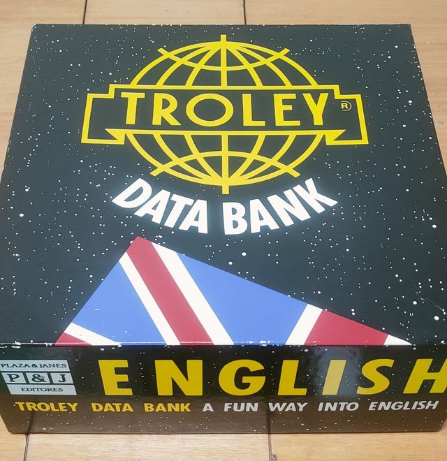 Juego de tarjetas en inglés, tipo Trivial.