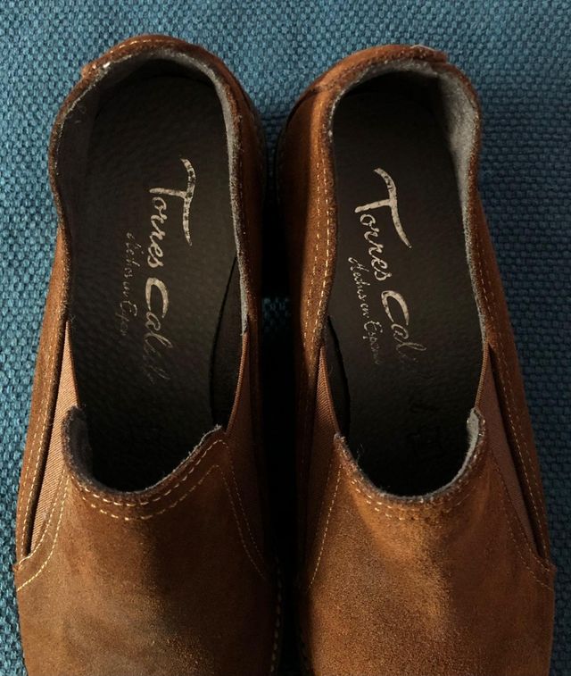 Mocasines de ante marrones