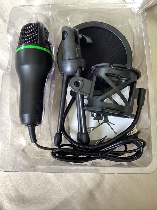 Mircofono para podcast, grabaciones de youtube