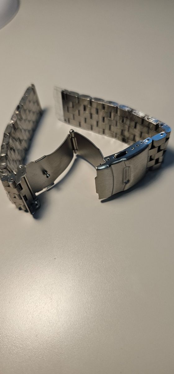 Bracciale in acciaio orologio mm22