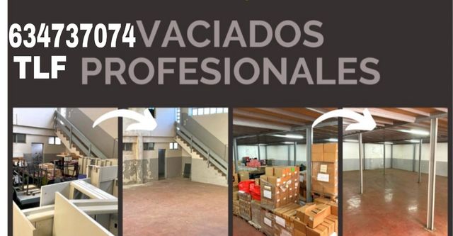 Vaciados de oficinas, locales, trasteros