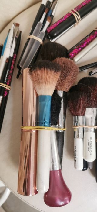 Pinceles cosméticos nuevos