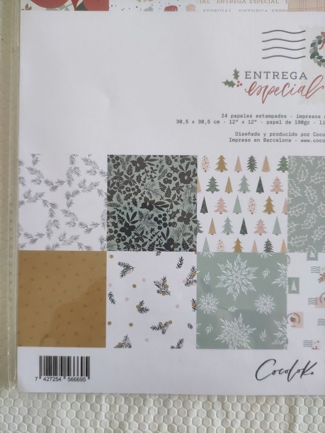 Bloco Papel Scrapbook - Entrega Especial - 30x30