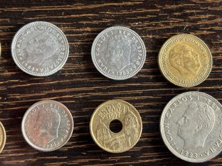 12 monedas españolas antiguas