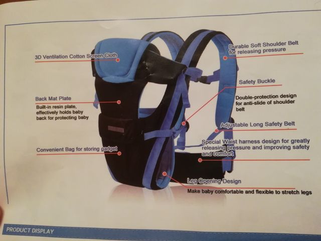 Mochila porteo bebe portabebes