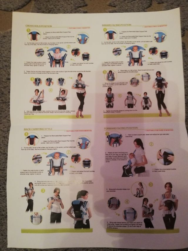 Mochila porteo bebe portabebes