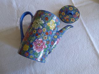 Teiera lattiera e zuccheriera in porcel