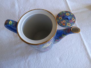 Teiera lattiera e zuccheriera in porcel