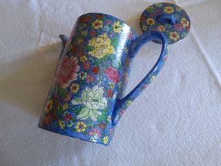 Teiera lattiera e zuccheriera in porcel