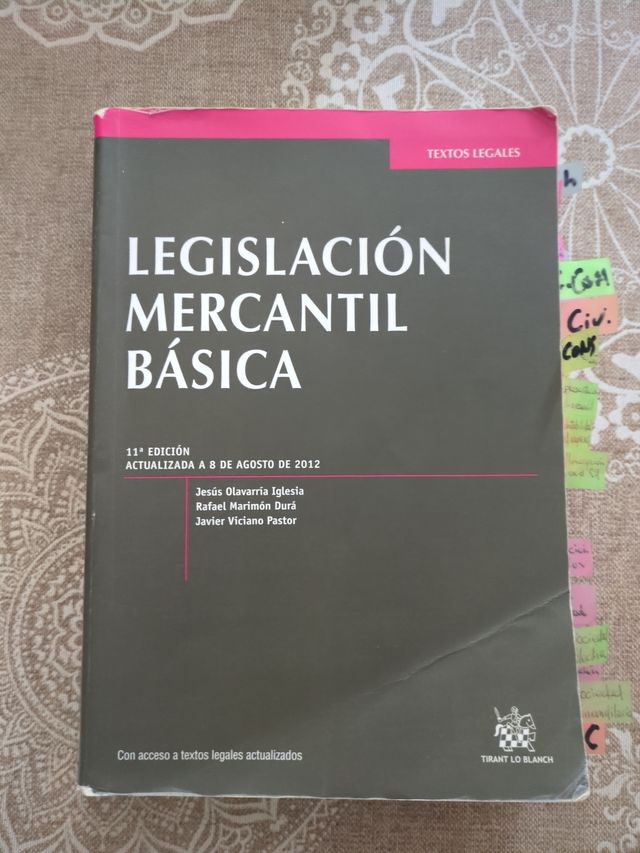 Legislación Mercantil Básica
