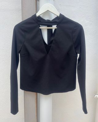 Camiseta negra de Zara