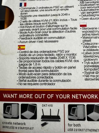 D-Link DKVM-2KU KVM Switch - Control de Dos PCs 