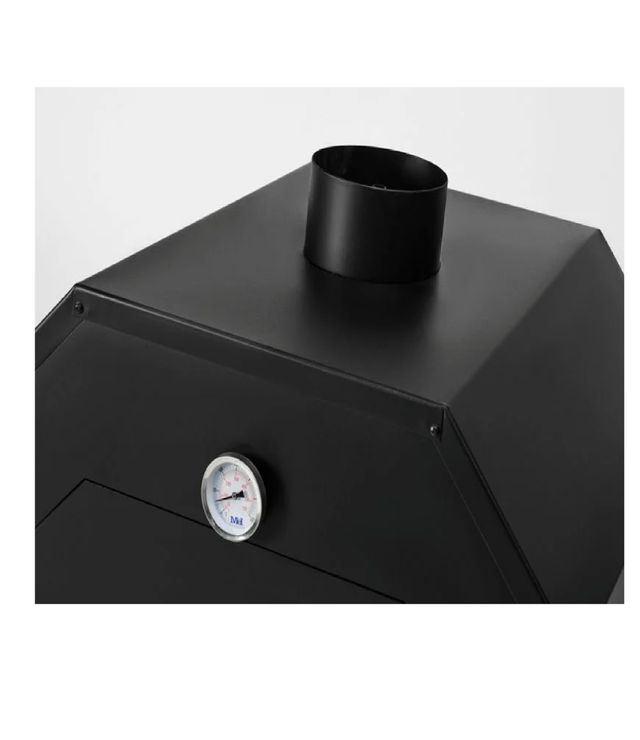 Horno de leña mediano visto