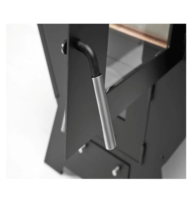 Horno de leña mediano visto