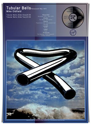 Mike Oldfield Turbular Bells Poster DIN A2