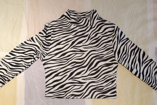 Top cebra manga larga Talla S