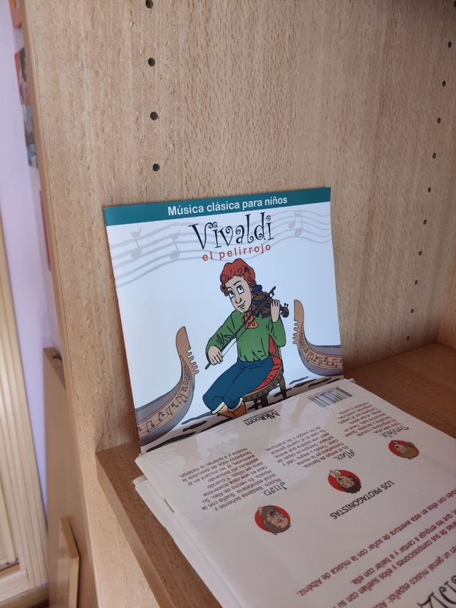 9 libros+cd compositores música clásica 