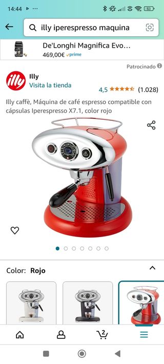 Cafetera illy Francis Francis 